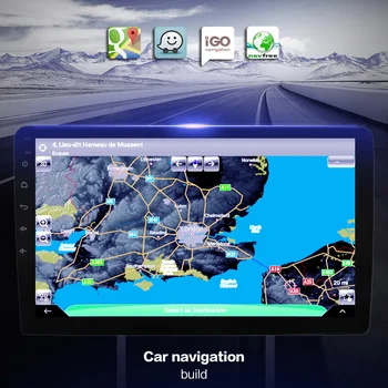 GPS Autoradio IPS Dotykový displej, Auto Rádio Audio 9 palcový Android 10 pro Peugeot 206 2000-2016