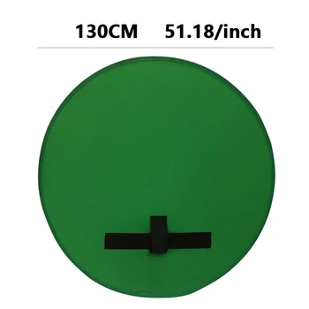 Green Screen Fotografie, Pozadí Kulis Přenosný Skládací Reverzibilní Chroma Key Video Chaty Mušelínu Kolo S Carry Bag