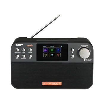 GTMEDIA Z3B Přenosné Rádio DAB-FM stereo/ RDS Multi Band Rádio Reproduktor s LCD Displejem Budík podporuje Micro SD TF Karty