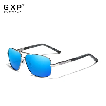 GXP Značky Pilot Styl Hliníkový Rám sluneční Brýle HD Polarizační UV400 Čočky Mirror Mužské Sluneční Brýle Ženy Muži Oculos De Sol