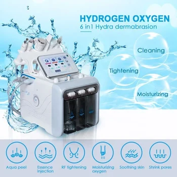H2 O2 Hydra Facial Kyslíku Dermabraze Stroj Na Hloubkové Čištění Stroje Vodní Paprsek Vodní Diamond Obličeje Čisté Odstranění Odumřelé Kůže