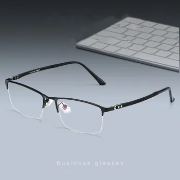 Half-frame módní obchodní brýle rám pánské pohodlné titanu rámu ultralight předpis optické brýle P989