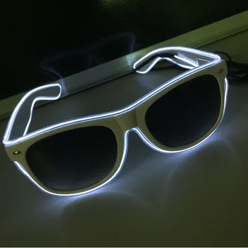 Halloween Blikající LED Brýle na Párty Dekorativní Klasický Dárek Bright LED Světelný Nový