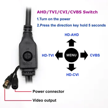 HD 4v1 AHD, TVI CVI CVBS Modul Starlight Nízké Osvětlení 0.0001 Lux NVP2441+IMX307 2mp CCTV Bezpečnostní Kamera PCB deska 1080P