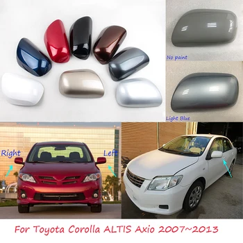 HengFei auto příslušenství, Zpětné zrcátko, kryt pro Toyota Corolla ALTIS Axio 2007~2013 Zpětné zrcátko bydlení Zrcadlo shell