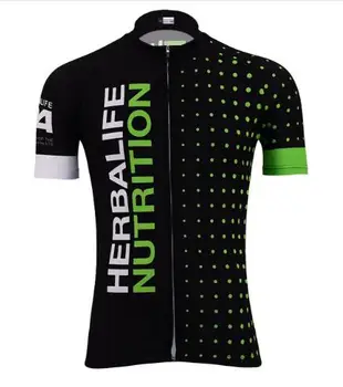 Herbalife Týmu Pro Cycling Jersey pro Muže Prodyšný Gel Pad Top Herbalife Krátký Rukáv Cyklistické Oblečení Cyklistické Oblečení