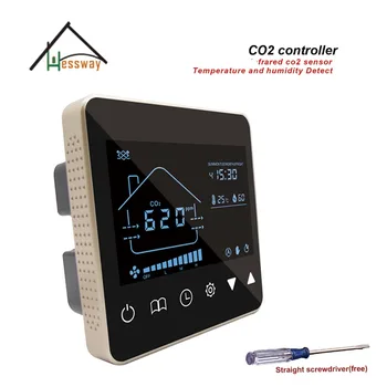HESSWAY NDIR CDOAS Plynu CO2 Regulátor Ovladač pro 3 Rychlosti Vzduchový Systém