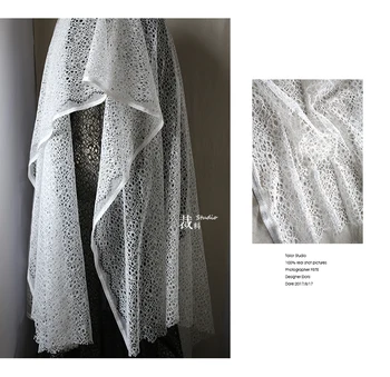 Highgrade duté pohledu dot tkaniny textury krajky designer tkaniny pro patchwork bazin riche getzner telas tissus por metro
