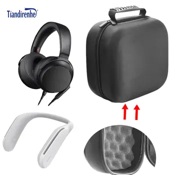 Hlava-nasedl na hi-fi přenosný reproduktor headset ochrany taška krytek pouzdro pro Sony MDR-Z7M2 SRS-WS1 skladování taška pro sluchátka příslušenství