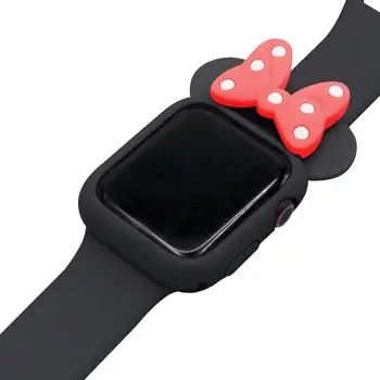 Hodinky Pouzdro Pro Apple Watch 6 5 4 40 MM 44 MM Mini Roztomilé Měkké Chránit Případech Pro Apple Watch Serise 3 2 1 38 MM 42 MM Příslušenství