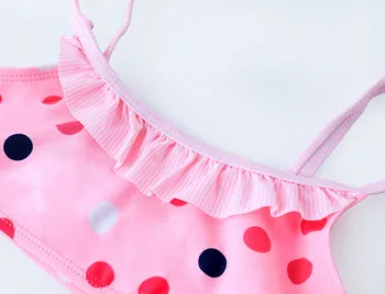 Holky Bikiny Vyhovuje 2019 Red Dot dva kusy Plavky pro Holky, 3-12let Letní Plážové Oblečení Děti Dívky Plavky CZ1004