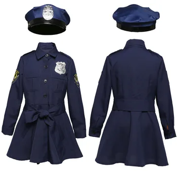 Holky důstojník Policie cosplay kostým halloween pro dívky Karneval Maškarní Krásné Policejní Uniformu Holky Slim Policie Sukně