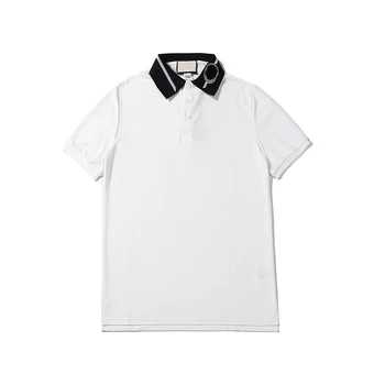 Hombre Italiano 2g Designer Vysoce Kvalitní Bavlna Krátký Rukáv Polo Tričko Muž pro Muže Polo Tričko