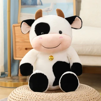 Hot 30/40/50cm Roztomilý Mléka Krávy Plyšový Huggable Panenky Krásné Kreslené Dobytek Plyšové Hračky pro Děti, Dítě, Dítě Dárek k Narozeninám