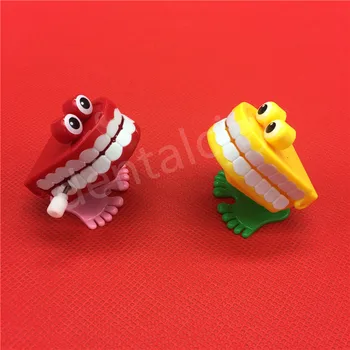 Hračky velkoobchod Kreativní Zubní Dárek velkoobchod jaře Plastových Hraček Skok Zuby Řetězu pro Děti Zubní Hračky