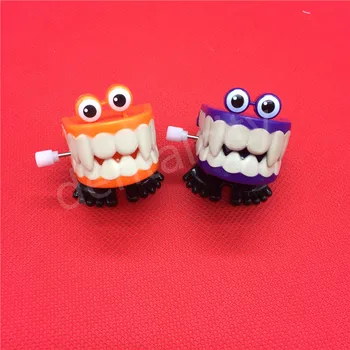 Hračky velkoobchod Kreativní Zubní Dárek velkoobchod jaře Plastových Hraček Skok Zuby Řetězu pro Děti Zubní Hračky