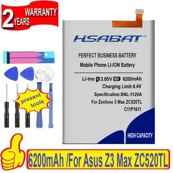 HSABAT C11P1611 6200mAh Baterie Pro ASUS Zenfone 3 Max Z3 Max ZC520TL X018DC ZB570TL X008DB PegASUS 3 X008 X008D Z01B Baterie