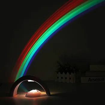 HZFCEW Kouzlo Barevné LED Projektor Duhy Rom Noční Světlo USB/Suché Baterie Romantický Vánoční Dárek Lampa pro Děti Přítelkyně