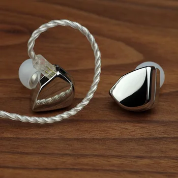 HZSOUND Srdce Zrcátko 10mm Uhlíkové Nanometrů Bránice pohonná Jednotka v-ear sluchátka Hifi Hudební sluchátka S 0.78 mm 2póly kabel
