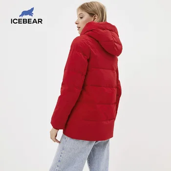 ICEbear 2020 zimní nové značky dámské bundy s kapucí dámské high-end bavlna parka módní dámský kabát GWD20186D