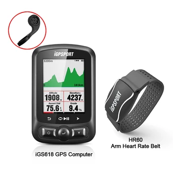 IGPSPORT iGS618 GPS cyklocomputer navigace gps, Rychloměr IPX7 HR60 Ruku srdečního tepu Bryton Rider GARMIN EDGE 200