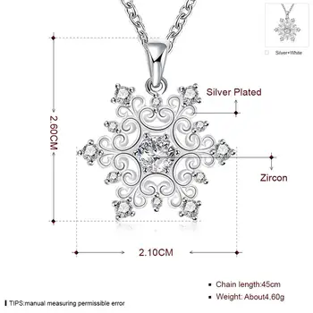 INALIS Náhrdelník Pro Ženy Geometrické Zirkony Přívěsek Náhrdelníky Kreativní Šperky Poslat Přítelkyně Romantické Valentýna Dárek