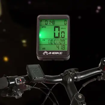 INBIKE Cyklistické Počítače Bezdrátové Kole Tachometr Podsvícení Horské Silniční Kolo Tachometru LED Displej na Kole Stopky