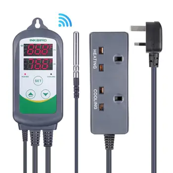Inkbird ITC-308 UK Plug WIFI Termostat Regulátor Teploty Pro Homebrewing Termostat Kotle pro Teplé Místnosti