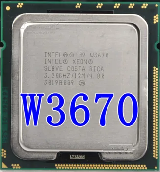 Intel Xeon W3670 w3670 CPU procesor 3.2 GHz, LGA1366 12MB L3 Cache/Six-Core/ server CPU
