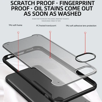 IPAKY pro iPhone SE roku 2020 Případě Transparentní Silikonový PC Hybrid pro iPhone 7 8 Pouzdro Nárazuvzdorný Brnění Kryt pro iPhone 7 8 Plus Případu