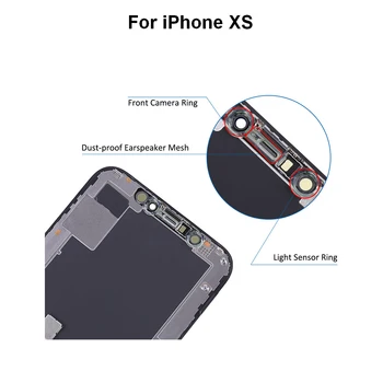 Iphone X XR lcd displej s 3D Dotykové Obrazovky Nahrazení Pro iPhone Digitizér Žádný Mrtvý Pixel Třídy AAA+++