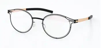 ISENGHUO Žádný Šroub Brýle Rámy Duté Brýle Brýle MUŽI Ženy Podívaná Rám Gafas de Grau
