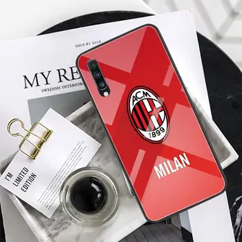 Italský tým AC Milán Telefon Pouzdro Tvrzené Sklo Pro XiaoMi 8SE 6 8lite MIX2S Note 3 Redmi Note 7 5 4 Redmi 6A 4X 5Plus