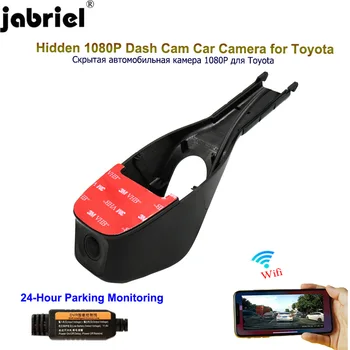 Jabriel 1080P Skryté Wi-fi dash fotoaparát Auto Kamera auto dvr 24H Video rekordér pro toyota corolla rav4 avensis t25 yaris auris chr