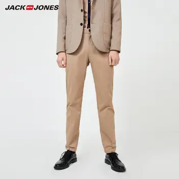 JackJones Slim Fit Pánské Kalhoty Obchodní Ležérní Pánské Kalhoty Pure Color elastické Bavlněné Kalhoty | 219314524
