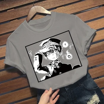 Janpanese Anime Toaleta Vázán Hanako Kun Krátký Rukáv T-shirt Harajuku Unisex Tričko