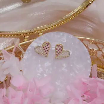 Japonci a Korea Jemné Šperky 14K Skutečné Zlato AAA Zirkon Tepla Stud Náušnice pro Ženy, Elegantní Perlové Náušnice