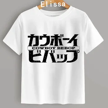 Japonsko anime Cowboy bebop spike vtipné tričko ženy, dívky T tričko Top bílé ležérní tričko homme manga unisex streetwear tričko