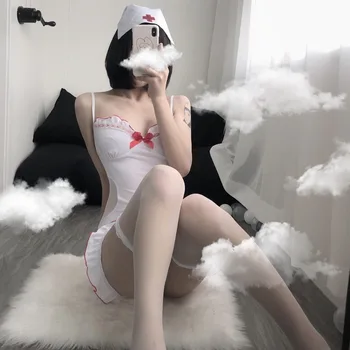 Japonská Sestřička Erotický Kostým Uniformy Roztomilý Cosplay spodní Prádlo, Ženy, Role Play spodní Prádlo Hot Sexy Uniformy pro Holky Maid Dress