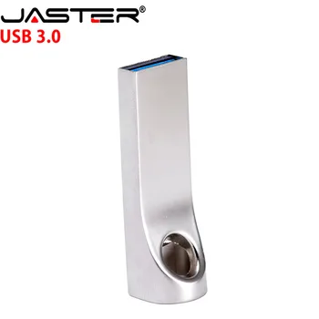 JASTER vlastní laserové logo Cool Vodotěsné Kovové USB 3.0 Memory Stick usb flash pen drive 128 GB 64 GB 16 GB 8 GB 32 GB 4 GB flash disk