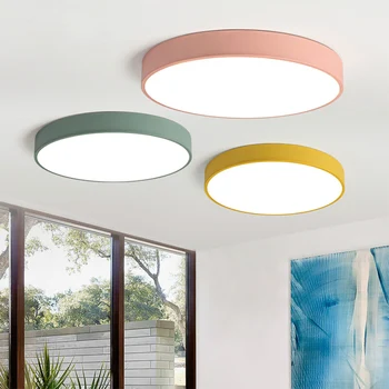 Jednoduché Stropní LED Světla, 5cm Ložnice, pracovna vzdálené lampy moderní plafonnier led osvětlení pro domácí Dekoraci plafondlamp