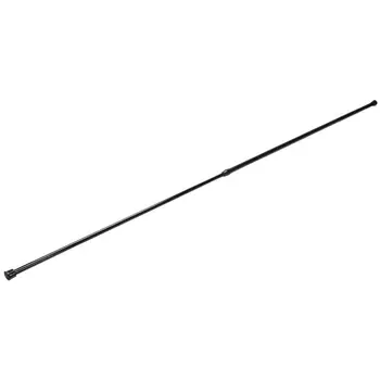 JEYL Výsuvné Teleskopické odpružené Net Voile Napětí Záclonové Kolejnice Pól Tyče,70~120 cm,Černá