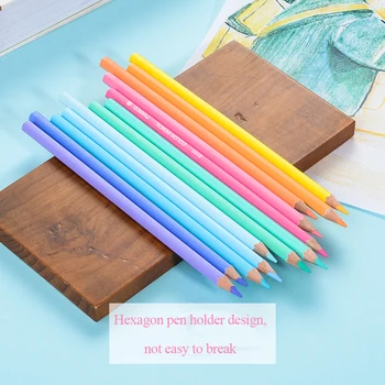 JIANWU ART5 Macarone barevná tužka, Kreativní Barvy tužka dřevo 12 barva 24 barva, umění, kresba tužkou, Školní potřeby kawaii
