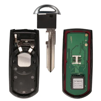 Jingyuqin 433 Mhz, Dálkový Klíč od Auta ID49 ČIP Pro Mazda 3 Cx-5 Axela 2017 Smart Klíč Pouzdro