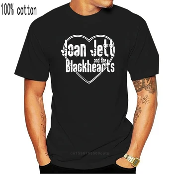 Joan Jett A Blackhearts Rocková Kapela Legendy Pánské Černé Tričko Velikost S - 3Xl Retro O Krk Tričko