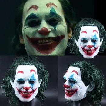 Joker Maska Joaquin Phoenix Joker Cosplay Arthur Latexové Masky Halloween Cosplay Rekvizity