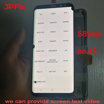JPFix AMOLED Pro Samsung S8 Plus G955 LCD Dotykový Displej Digitizer Dot Stín Se Výměna Rámu