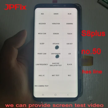 JPFix AMOLED Pro Samsung S8 Plus G955 LCD Dotykový Displej Digitizer Dot Stín Se Výměna Rámu