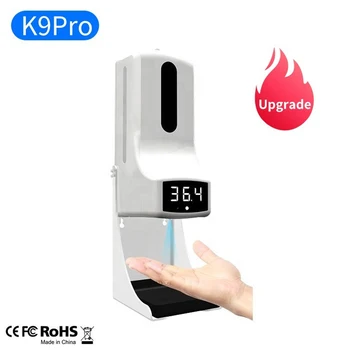 K9 Pro infračervené ruční Měření Teploty Dezinfekce touchles dezinfekční tekuté mýdlo dávkovač automatické teploměr Senzor