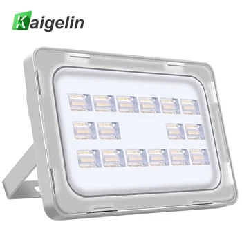 Kaigelin 50W LED Flood Světlo 220-240V 6000LM 64 LED IP65 Vodotěsný Světlomet LED Reflektor Venkovní Nástěnné Svítidlo Zahradní Osvětlení